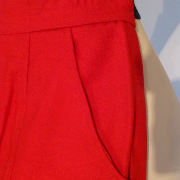 Red mini pencil skirt, small - Picture 2 of 4